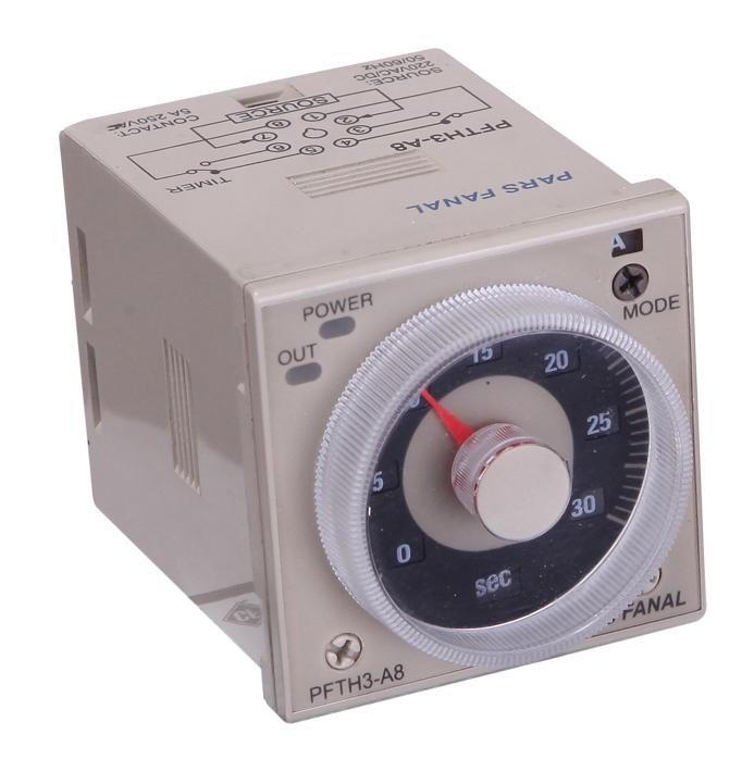 تایمر تابلویی مولتی رنج مولتی ولت پارس فانال مدل PFTH3-A8