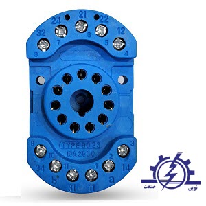 سوکت رله شیشه ای 11 پایه پارس فانال مدل PF-11PFIN